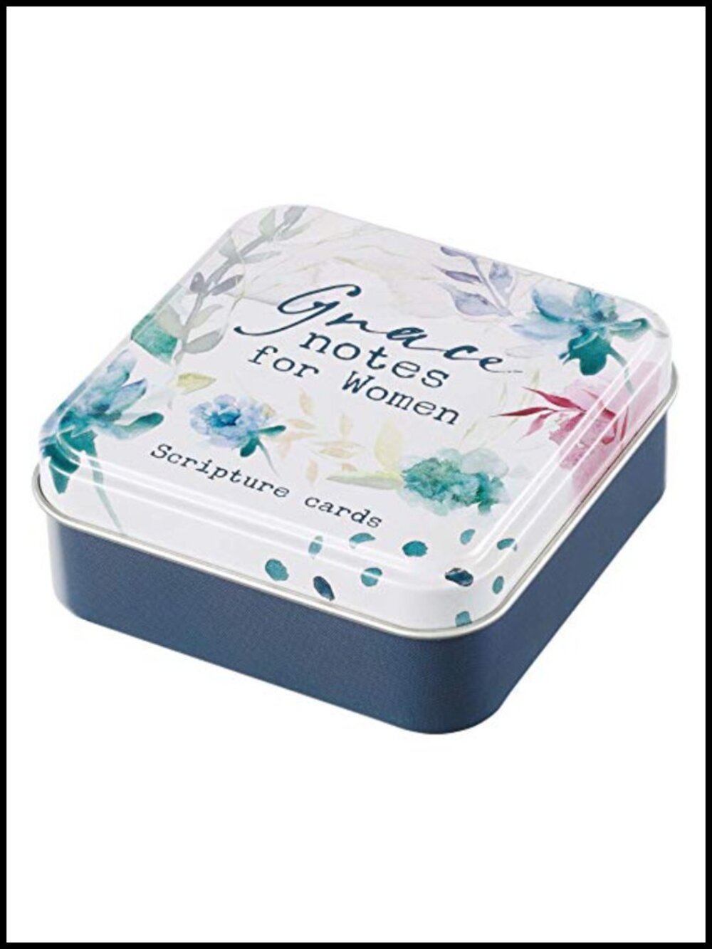 50 Scripture Prayer Cards in Tin Box Double-Sided Mini Note Card Set